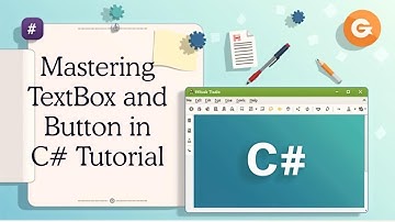 Hoe je Text Box en Button in C# gebruikt | Visual Studio TextBox en Button