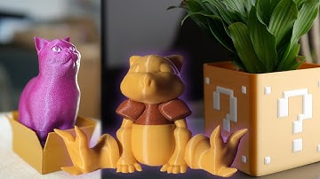 Cool multicolor 3D Print TimeLapses and Hictop D3 Hero Review (octolapse)