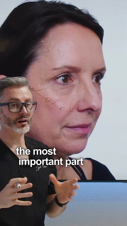 The components of a female face