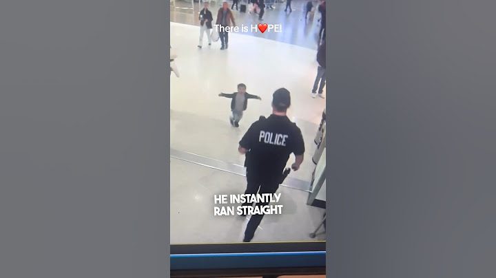 Little boy runs to give cop a hug ❤️