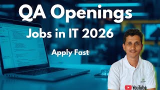 Latest QA Openings | Software Testing Jobs in IT 2026 | Software Jobs 2026