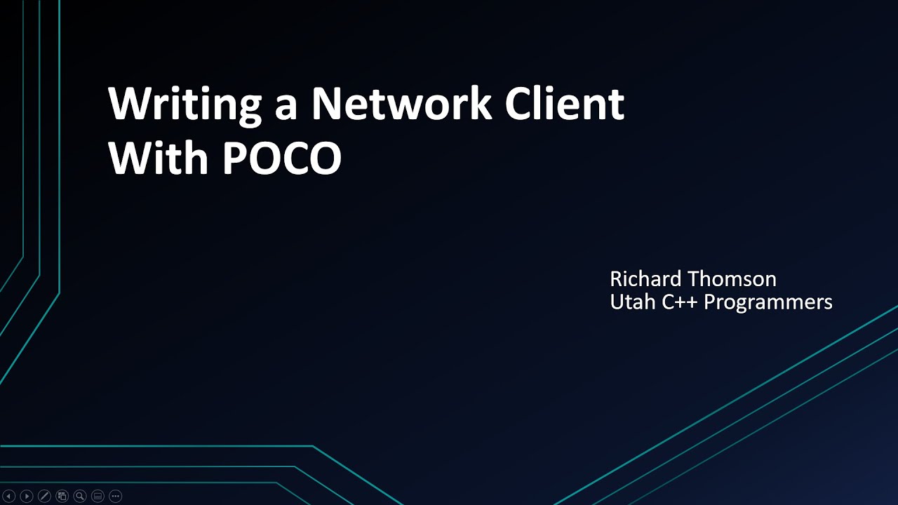 Poco Client/server Application C Code Writing a Network Client with POCO - YouTube