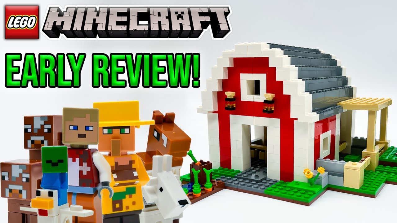 The Red Barn EARLY Summer 2022 Review! LEGO Minecraft Set 21187
