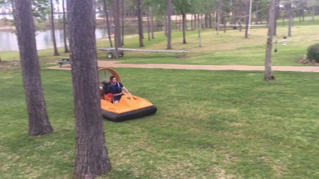 Phoenix Hovercraft - Flying through the trees - YouTube
