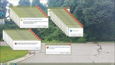 Windows 8 Crazy Error but made in PowerPoint