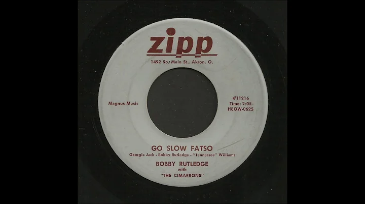 Bobby Rutledge - Go Slow Fatso - Rockabilly 45