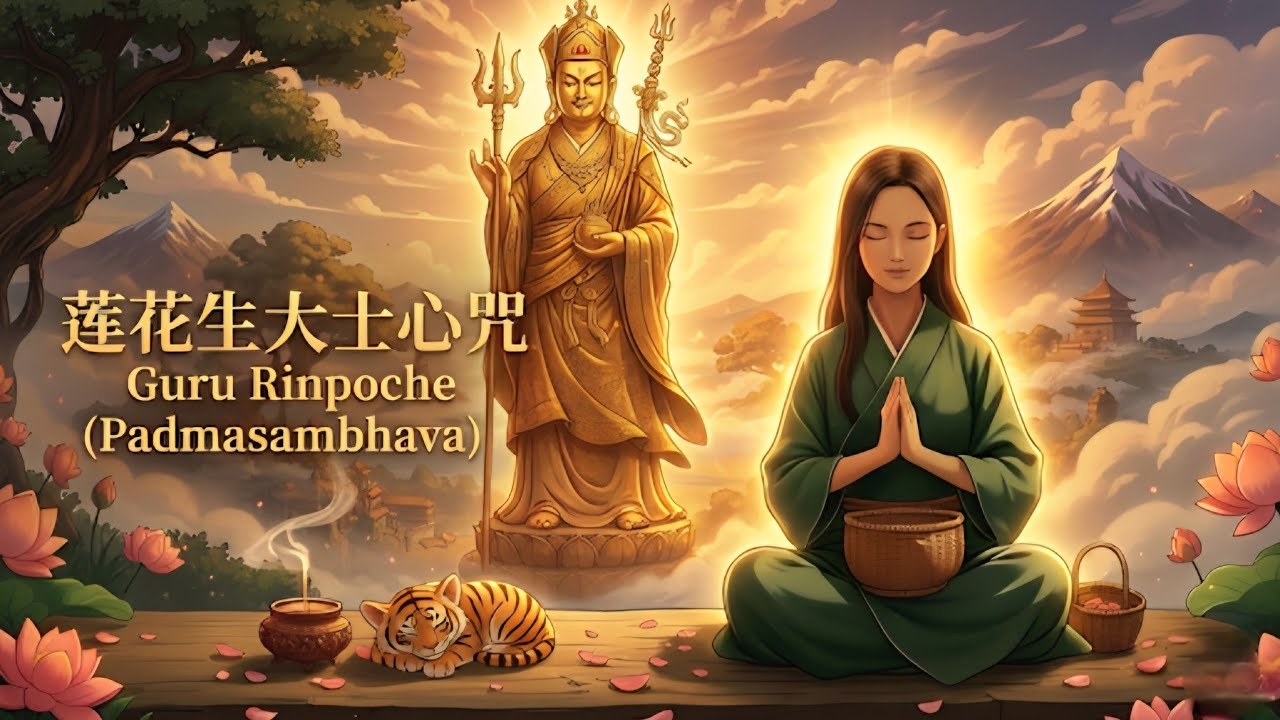 Guru Rinpoche Mantra | Om Ah Hum Vajra Guru Padma Siddhi Hum | Blessings & Protection