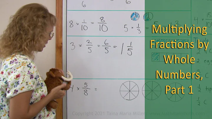 Multiplying fractions by whole numbers, part 1 (4th grade math)