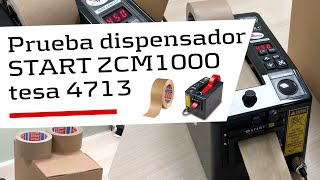 START #ZCM1000 dispensador automático para cinta adhesiva de papel kraft ecológico #tesa 4713