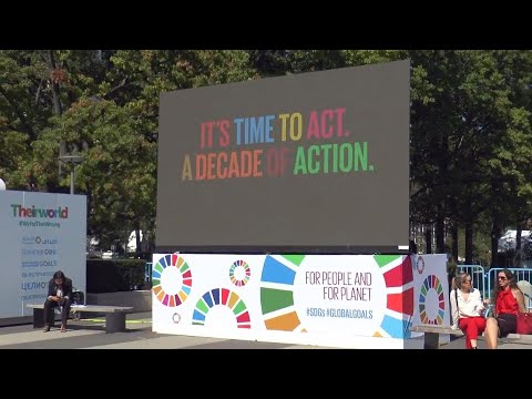 newspaper mockup Time for talk is over – a decade of action for the global goals starts now