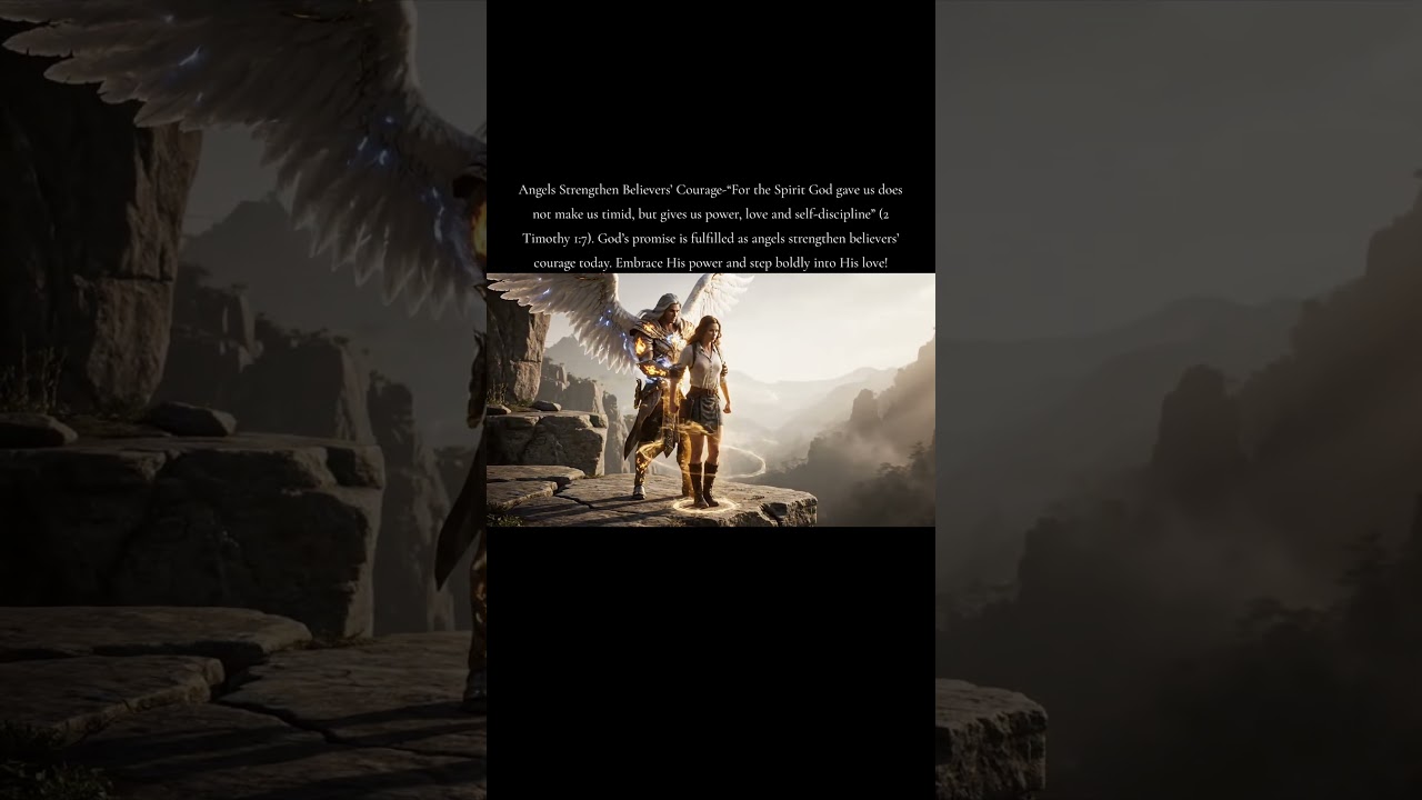 Angels Strengthen Believers’ Courage 🙏