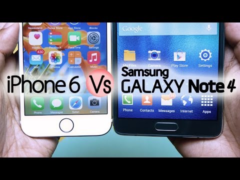 Galaxy NOTE 4 Vs iPhone 6 - Two Worlds! by Gadgets Portal