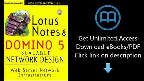 Download Lotus Notes and Domino 5 Scalable Network Design [P.D.F]
