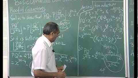 Mod-01 Lec-19 Integer-Polynomial OpsIII