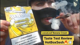 LooseLeaf Banana Cream Taste Test Review HotBox Sesh