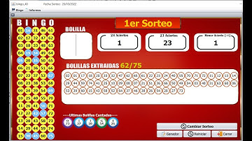 Sistema de bingo Electrónico 3.0 - Java NetBeans