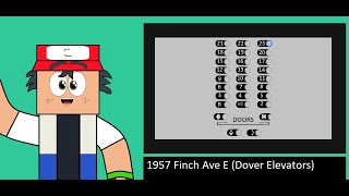 Animated: “𝕄𝔸𝔻ernized” Dover Traction Elevators, 1957 Finch Ave E, Toronto (North York), ON