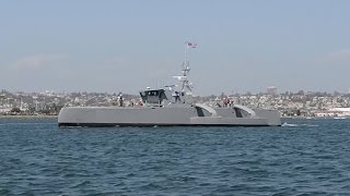 Navy debuts unmanned drone ship