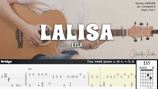 PDF Sample LALISA - LISA guitar tab & chords by Kenneth Acoustic.