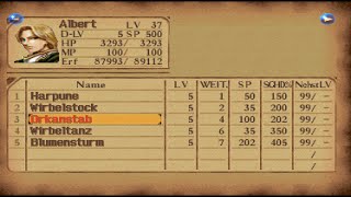 The Legend of Dragoon - Albert - Addition (Zusatz) LV3 - Orkanstab (German) screenshot 5