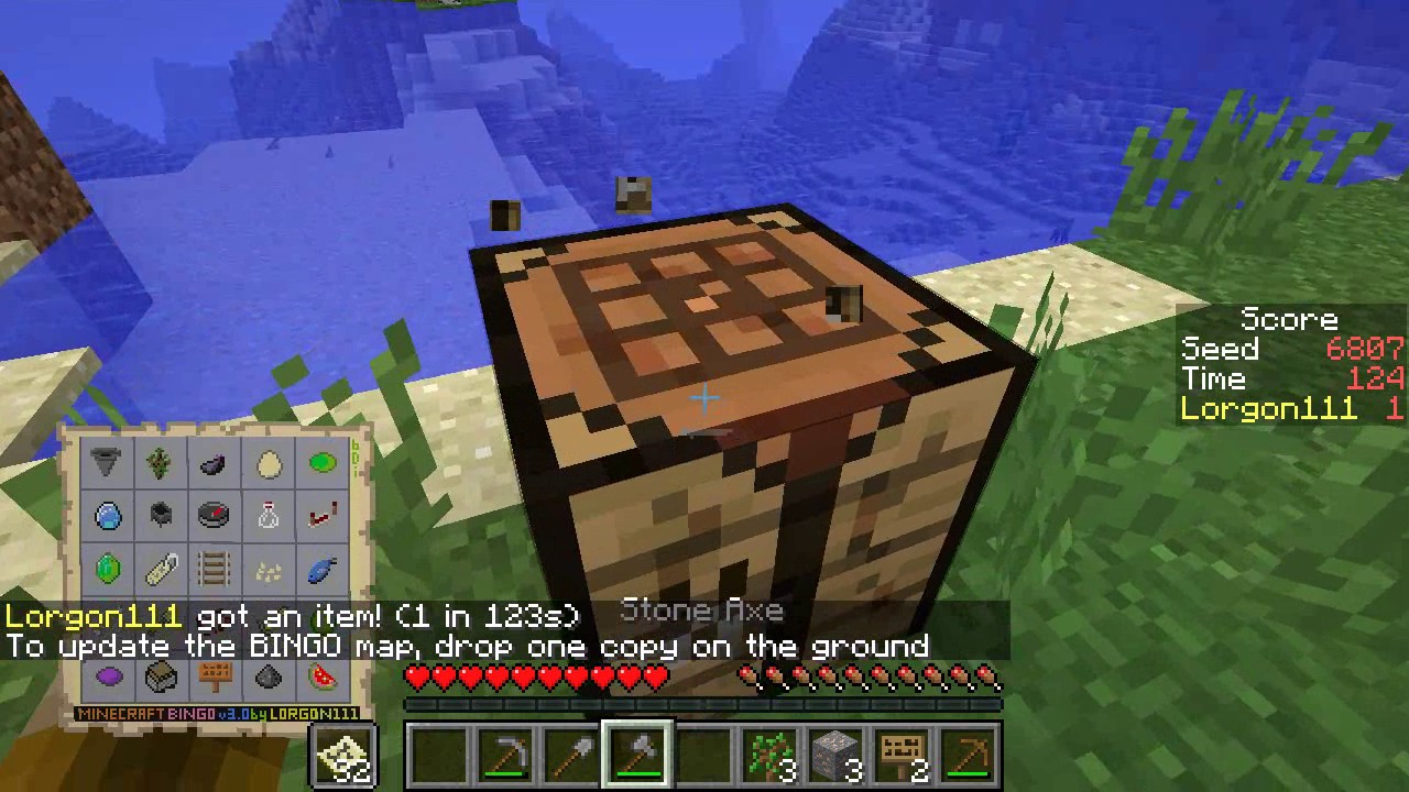 Minecraft BINGO v3.0 - Seed 6807 - Bingo!