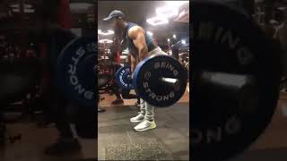 100 KG barbell rowing 😁💪 #shorts #workout #backworkout