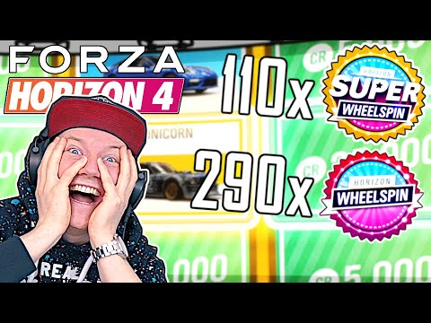 400+ WHEELSPINS öffnen!! | Forza Horizon 4 Extreme