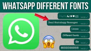 ✅ How to Send WhatsApp Messages in Different Fonts Style (Very Easy) screenshot 3