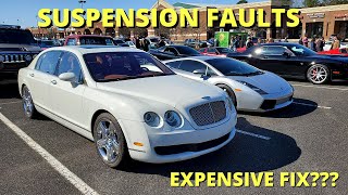 My Cheap Salvage Bentley Flying Spur - Addressing Suspension System Faults