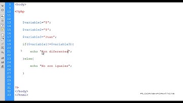 Curso PHP MySQL  Operadores comparación  Vídeo 9