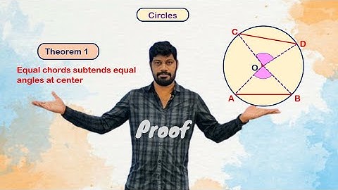 IX Class - Circles (AP/TS State/CBSE) - Theorem1 - LM 233