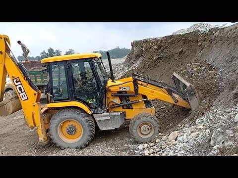 jcb-backhoe-vs-volvo-excavator-hastily-load-dump-truck