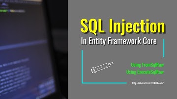 Avoiding SQL Injection in Entity Framework Core (While using inline queries)