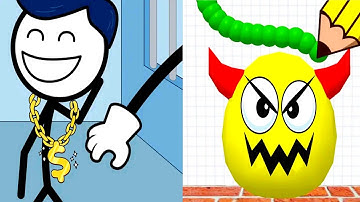 Thief Puzzle vs Draw To Smash - Satisfying ASMR Walkthrough Funny Gameplay All Levels