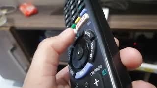Sony bravia TV service mode