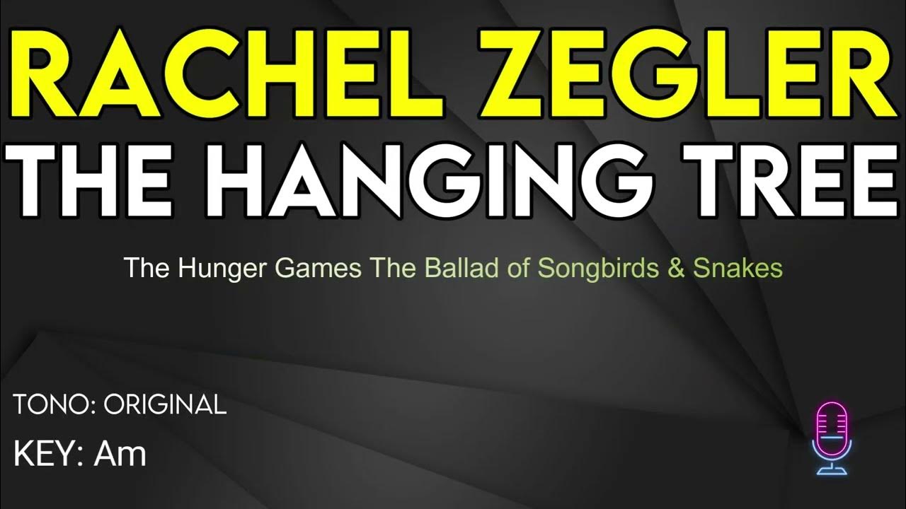 Rachel Zegler The Hanging Tree Karaoke Instrumental YouTube