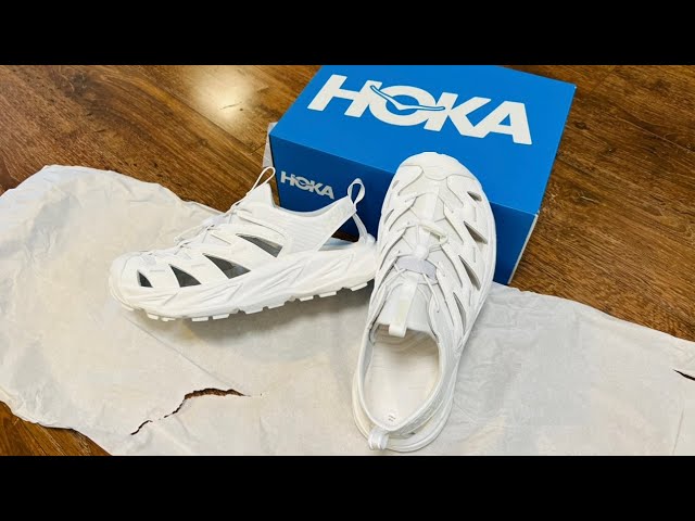 Unboxing & Trying on the HOKA HOPARA OG | White - YouTube