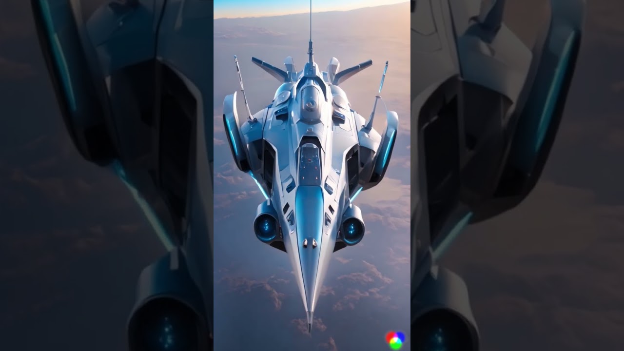 futuristic fighter jet #ai #runway