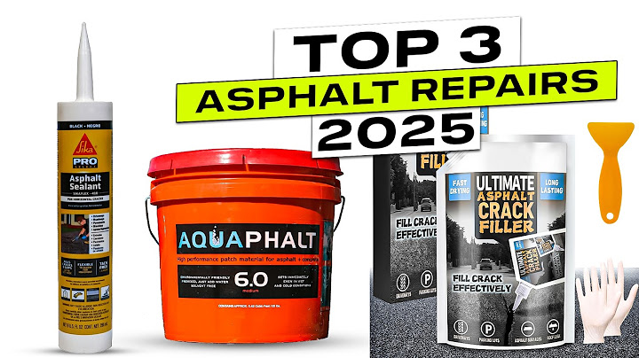 Top 3 BEST Asphalt Repair