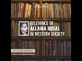 Relevance of Allama Iqbal in Western Society with Ustadh Saaleh Baseer - Part 2