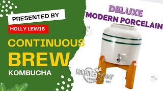 Holly Lewis Demonstrates How Easy Her Continuous Brew Is Plus Recites A Poem