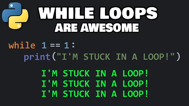 While loops in Python are easy! ♾️