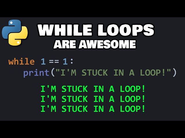 While loops in Python are easy ♾️ class=