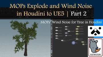 [ 후디니 | 중급 ] MOPs Explode and Wind Noise in Houdini to UE5 | Part 2