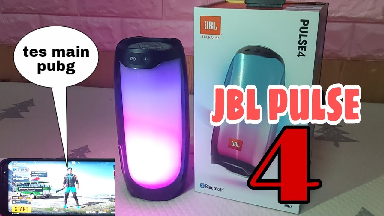 Unboxing speaker JBL pulse 4 (bluetooth