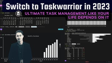Taskwarrior is THE task management system you need