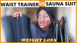 SAUNA VEST REVIEW FOR WEIGHT LOSS |WAIST TRAINER REVIEW VS SAUNA SWEAT VEST|ALL YOU NEED TO KNOW