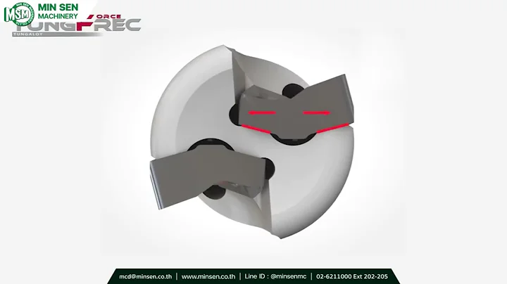 TungForce-Rec - Miniature shoulder milling cutter - จำหน่ายโดย MIN SEN