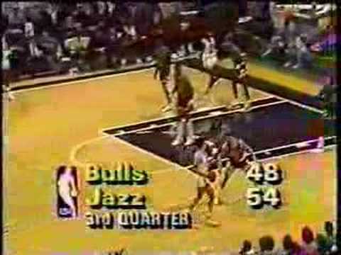 Michael Jordan 1988: 47pts Vs. Utah Jazz, "Mel Turpin" Game