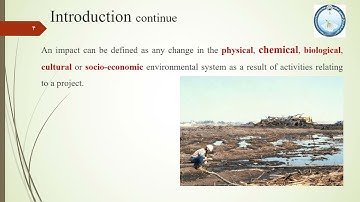 First video of Environmental impact assessment methodology